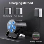 Erreyht 60W акумулаторна LED Par лампа, RGBWA+UV 6 LED сценични светлини с дистанционно, снимка 5