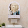 Огледало за грим с място за съхранение – елегантно и спестяващо място решение за баня и спалня, снимка 3