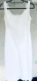 Бяла рокля BENETTON, памук, снимка 1