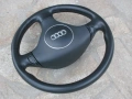 Трилъчев волан Ауди А3,А4,А6 - оригинален - кожен - мулти !, снимка 6