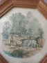 Старинна  картина  с дървена рамка, снимка 2