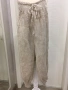 Mastro Moda 100% лен флорален панталон М, снимка 4