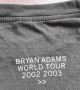Тениска Bryan Adams. Tour 2002/2003, снимка 3