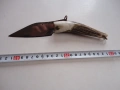 Майсторска сойка нож рог Тодор Димитров 8, снимка 1