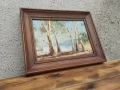 малка маслена картина , снимка 1