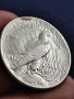 1 долар 1926 год., сребро, тегло 26.72 гр., проба 900/1000, снимка 3