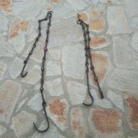 Верига за огнище -2 броя ( Ковано желязо)., снимка 10 - Антикварни и старинни предмети - 45753334