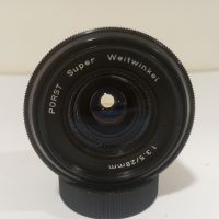 Обектив Porst Super Weitwinkel 1:3.5/28mm, снимка 1 - Обективи и филтри - 45658477