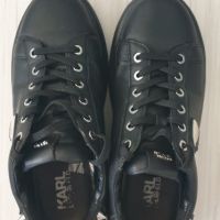 Karl Lagerfeld Kapri Leather Sneakers Womens Size 40/25 .5 см UK 7 US 9 ОРИГИНАЛ!, снимка 3 - Кецове - 45241858