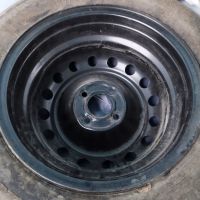 Железна джанта 14" с гума Michelin 195/ 60/ R14, снимка 5 - Гуми и джанти - 45657716