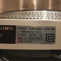 SONY PS-T25 Direct drive, снимка 9 - Грамофони - 45211154