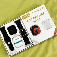 Комплект Smart часовник + TWS слушалки W26 Pro Max ULTRA , снимка 2 - Други - 44995805