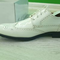 Бели мъжки обувки, снимка 2 - Ежедневни обувки - 45156290