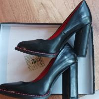 Дамски обувки черни 37, снимка 7 - Дамски обувки на ток - 45171519