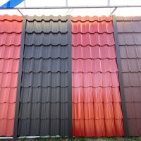 Покрив с метални керемиди Germania ламарина МАТ 0,5мм, снимка 1 - Строителни материали - 45836036