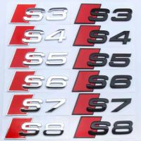 Метална емблема лого стикер Ауди Audi Sline S3, S4, S5, S6, снимка 1 - Аксесоари и консумативи - 45206649