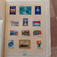 Колекция от 100 броя пощенски марки от СССР, събрани в оригинално албумче, снимка 9 - Филателия - 45379791