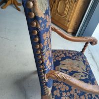 Старинно кресло от XIX век, снимка 12 - Дивани и мека мебел - 45374296