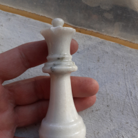 Мраморни фигури за шах, снимка 3 - Антикварни и старинни предмети - 44994299
