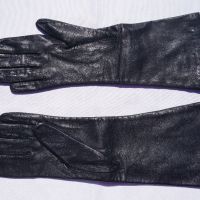Vintage Дамски Ръкавици От Естествена Мека Кожа Macy's Own Brand Made In Italy Размер S, снимка 1 - Ръкавици - 45472452
