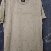 ZMR- тениска 100% памук, светло сива, с принт, снимка 1 - Тениски - 45204346