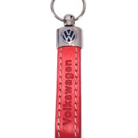 Автомобилен кожен ключодържател / за Volkswagen VW / червен цвят / стилни елегантни авто аксесоари, снимка 2 - Аксесоари и консумативи - 45319335