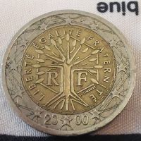 Монета от 2 евро с изместен център 2000г Франция, снимка 6 - Нумизматика и бонистика - 45764972