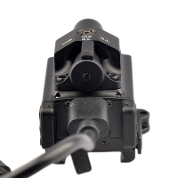 Пистолетен фенер Dulotec G4 – подцевен с лазерен целеуказател червен, снимка 5 - Къмпинг осветление - 45004939