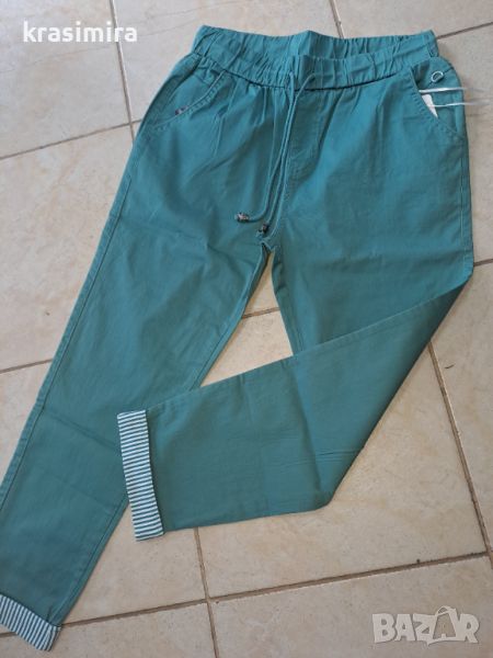 Памучни панталони-големи размери , снимка 1