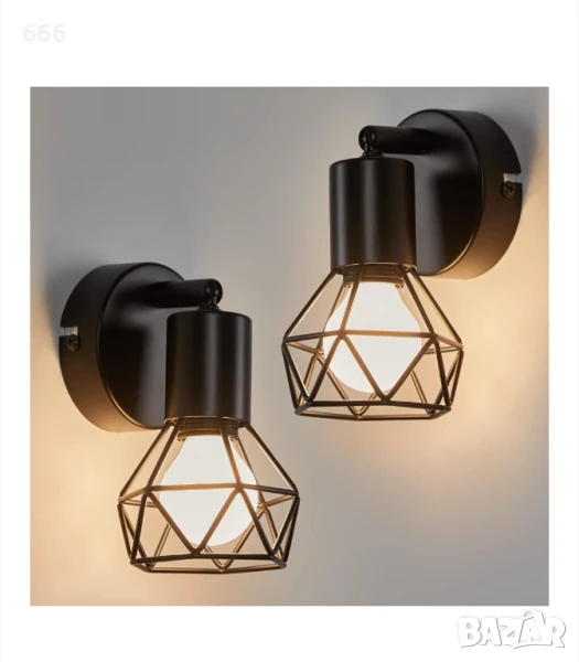 Стенна лампа цокъл E14, снимка 1