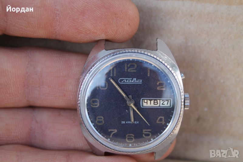 СССР мъжки часовник ''Слава'' 26 камъка , снимка 1