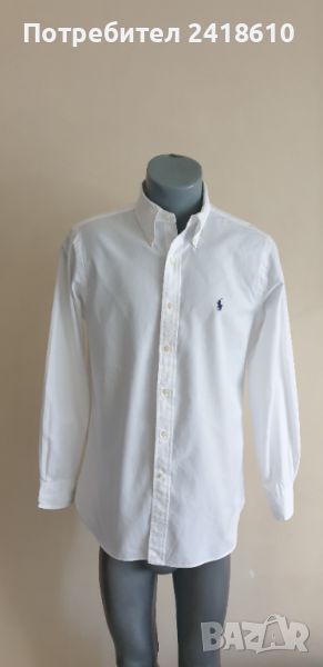 POLO Ralph Lauren Slim Fit  Cotton Mens Size M /15/32/33 ОРИГИНАЛ! НОВО! Мъжка Риза!, снимка 1