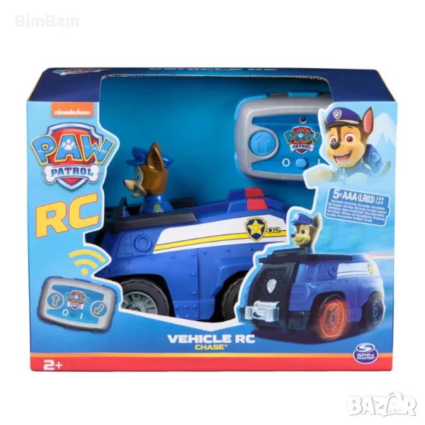 Количка Vehicle RC на CHASE / Чейс с дистанционно управление / Paw Patrol, снимка 1