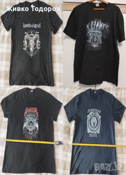 Тениска с принт PARKWAY DRIVE/KILLSWITCH ENGAGE / LAMB OF GOD/ IN FLAMES, снимка 1