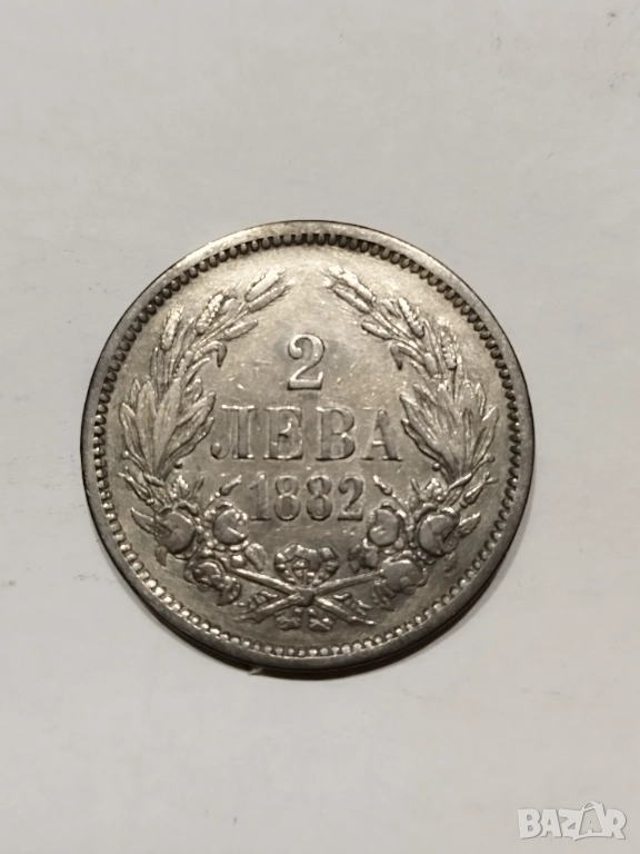 2 лева 1882г., снимка 1