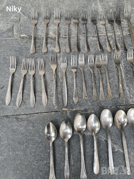 Вилици, лъжици и ножове от соца , снимка 1