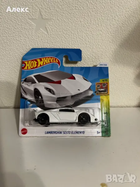 Hot Wheels Lamborghini Sesto Elemento HTC23 HW Exotics, снимка 1