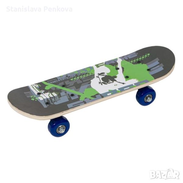 Нов детски дървен скейтборд, снимка 1