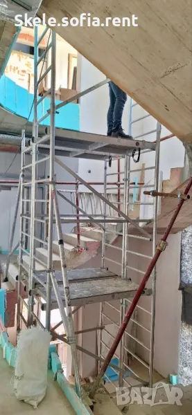 Алуминиево скеле за стълби, снимка 1