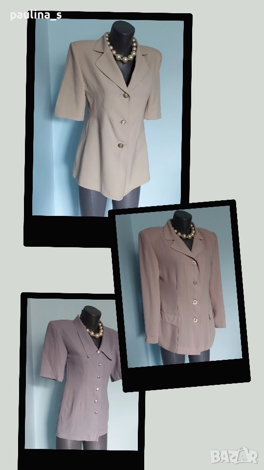 Три различни броя / Копринено сако тип туника / за повод , снимка 1