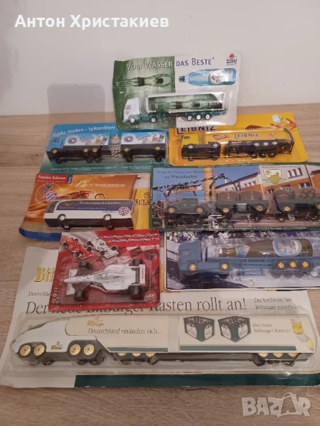 Продавам 8 броя колекционери камиончета , снимка 1