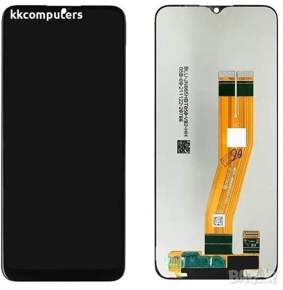 LCD Дисплей за Samsung SM-A035F A03 2022 / GH81-21625A/ Тъч скрийн / Черен (БЕЗ РАМКА) Оригинал Serv, снимка 1