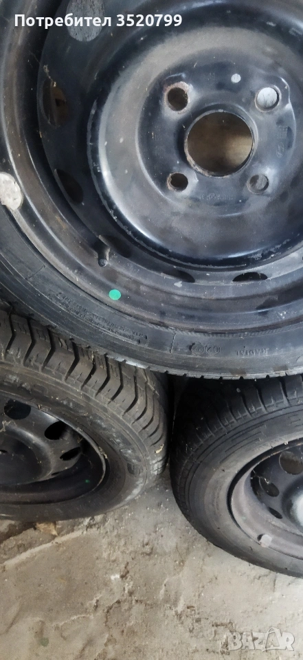 4бр. нови зимни гуми с джанти за Хюндай175/65/14. 110шв.бр, снимка 1