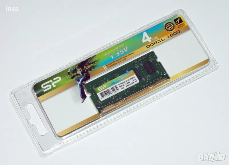 нови RAM памети DDR3 SODIMM модули Silicon Power/Samsung 4GB ДДР3Л DDR3L-1600 Lenovo/HP, снимка 1