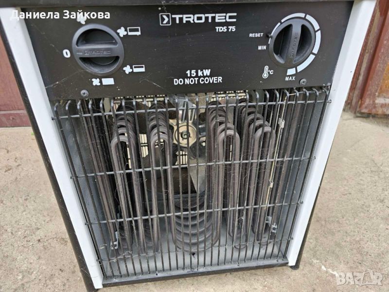 Електрически трифазен калорифер TROTEC TDS 75, снимка 1