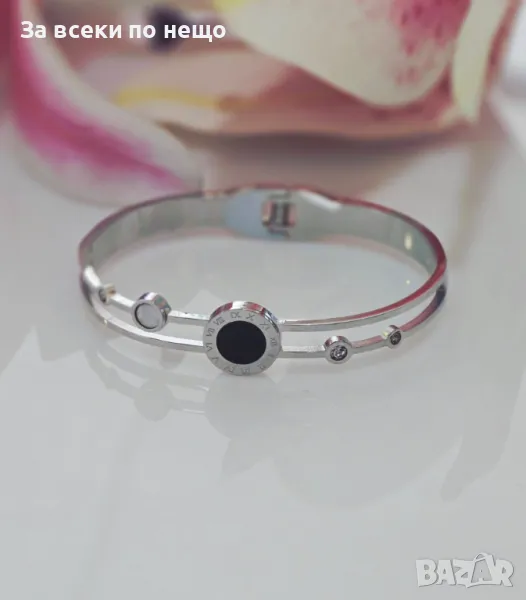 Дамска Твърда Гривна Медицинска Стомана Код VL-53, снимка 1