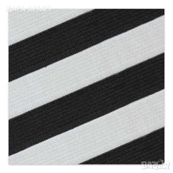 Плосък шивашки ластик - Плетен - Бял или Черен - ширина 15мм, снимка 1