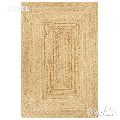 vidaXL Ръчно тъкан килим от юта, 180x250 см（SKU:343623）, снимка 1