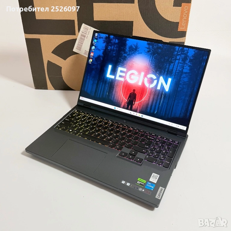 Lenovo Legion Pro 5/16” WQXGA 2.5K/i5-14500HX/RTX 4060 8GB/16GB/1TB, снимка 1