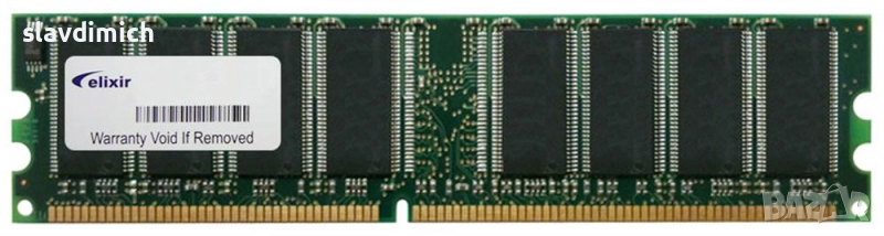 Рам Ram памет за компютър Elixir m2u51264ds88b1g-5t 512MB DDR-400 PC3200 , снимка 1